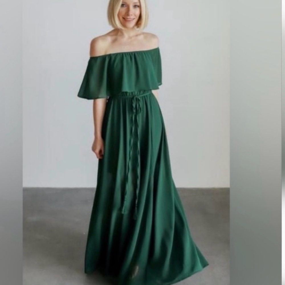 Baltic Born Forest Green Maxi Dress